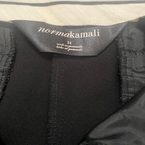 Norma Kamali Black Slacks